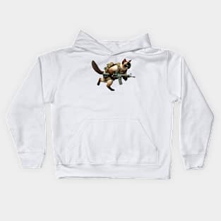 Tactical Cat Kids Hoodie